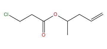 4-Penten-2-yl 3-chloropropanoate